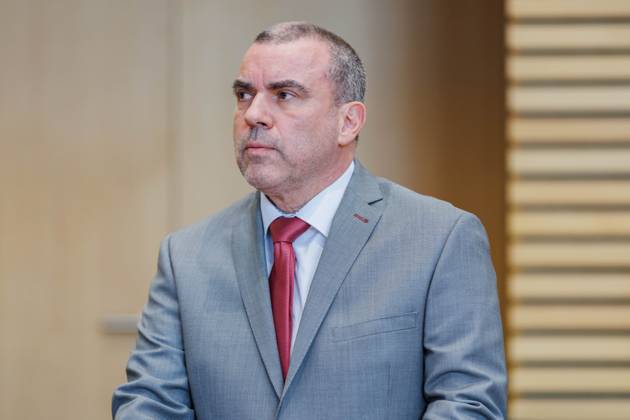 Stefan Wogawa (BSW), 26.09.2024, Erfurt (Deutschland), Politik, Thüringer Landtag, Konstituierung