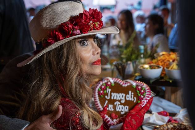 Bilder des Jahres 2024, Entertainment 09 September Entertainment Themen der Woche KW39 Entertainment Bilder des Tages La Toya Jackson auf dem 189. Oktoberfest 2024 auf der Theresienwiese. München, 28.09.2024