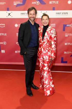 RECORD DATE NOT STATED Verleihung FIRST STEPS 2024 Florian Stetter und Meike Droste bei der Verleihung FIRST STEPS 2024 im Theater des Westens in Berlin. Copyright: xEventpressxBerndtx
