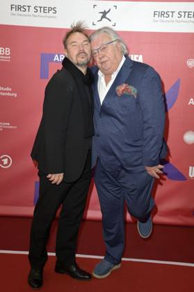 Thomas Arnold und Bernd Stegemann bei der 25. Verleihung der First Steps Awards 2024 im Theater des Westens. Berlin, 30.09.2024