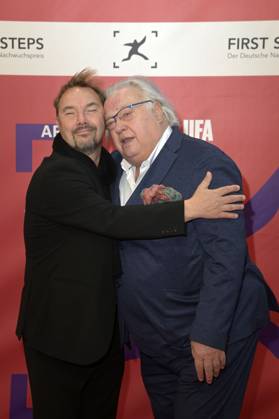 Thomas Arnold und Bernd Stegemann bei der 25. Verleihung der First Steps Awards 2024 im Theater des Westens. Berlin, 30.09.2024