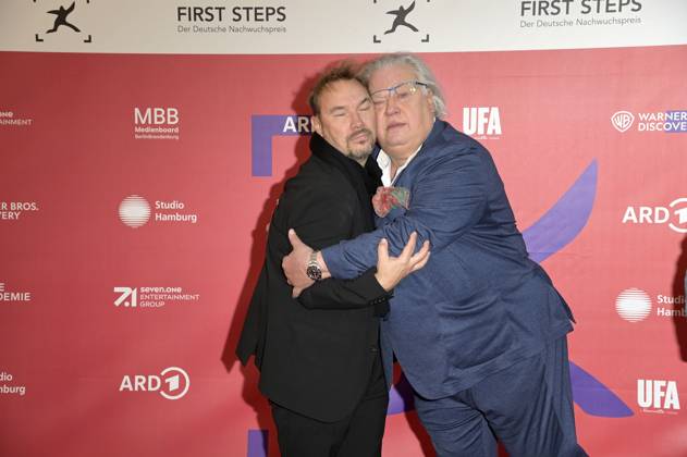Thomas Arnold und Bernd Stegemann bei der 25. Verleihung der First Steps Awards 2024 im Theater des Westens. Berlin, 30.09.2024