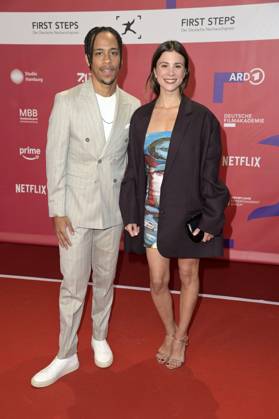 Jerry Hoffmann und Aylin Tezel bei der 25. Verleihung der First Steps Awards 2024 im Theater des Westens. Berlin, 30.09.2024