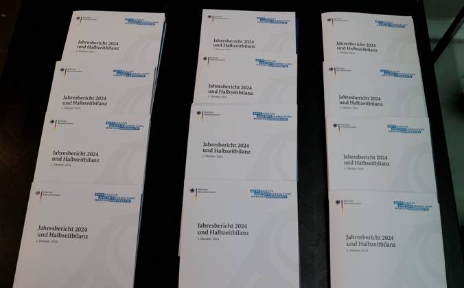 Deutschland, Berlin, Bundespressekonferenz, Thema: Jahresbericht des Nationalen Normenkontrollrat zum Bürokratieabbau