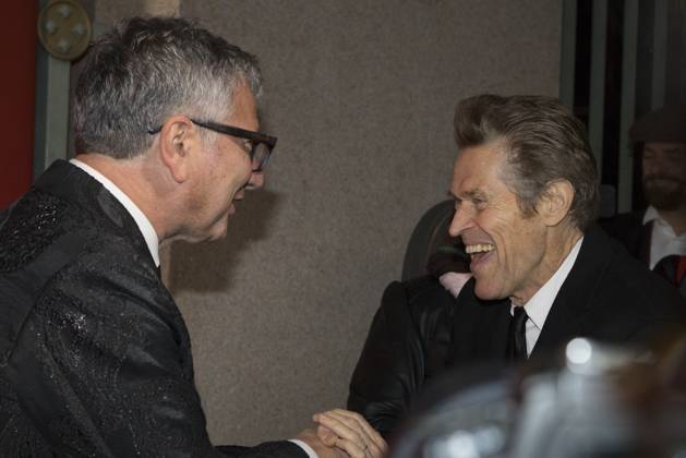 Event Dedicated To Martin Scorsese Red Carpet - Turin American actor Willem Dafoe arrives on red carpet during event dedicated to Martin Scorsese at National Museum of Cinema, Turin, Italy on October 7, 2024. Photo by Marco Destefanis IPA ABACAPRESS.COM Turin Italy  Copyright: xIPA ABACAx