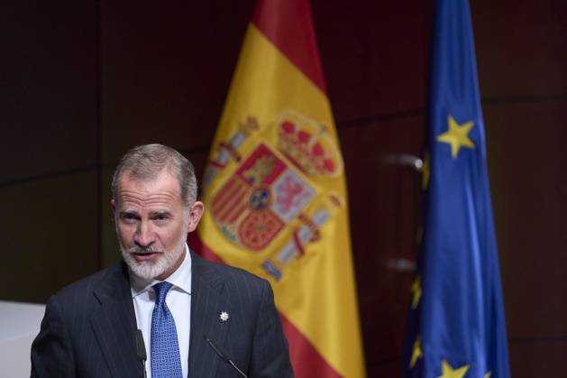 Spanish Royals attends the delivery of the National Culture Awards 2022-2023 King Felipe VI of Spain attends the delivery of the National Culture Awards 2022-2023 at Reina Sofia Museum on October 10, 2024 in Madrid, Spain Photo by IMAGO MPG Madrid Reina Sofia Museum Madrid Spain  Copyright: xMPGx