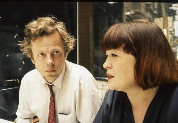 ARCHIVE 19870606 Krister Henriksson, actor, and Britt Edwall, director Sweden sp sw x5600x  Copyright: xBertilxS-sonxAberg SVTx HENRIKSSON-EDWALL