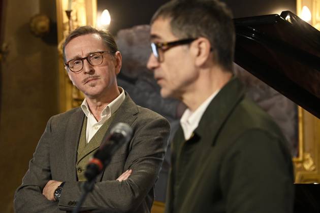 The Royal Monnaie Theatre 2023-2024 Season BRUSSELS, BELGIUM - MARCH 28 : The Royal Monnaie Theatre presents the presentation of La Monnaie s 2023-2024 season by general manager Peter de Caluwe March 28, 2023 in Brussels, Belgium, 28 03 2023 Brussels Belgium  Copyright: xBertxVanxDenxBrouckex