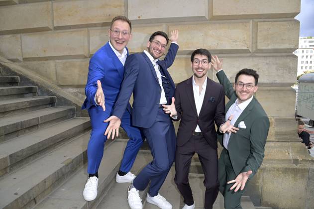 Hanke Brothers bei der Verleihung des Opus Klassik 2024 im Konzerthaus am Gendarmenmarkt. Berlin, 13.10.2024