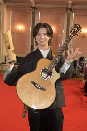 Marcin Patrzalek bei der Verleihung des Opus Klassik 2024 im Konzerthaus am Gendarmenmarkt. Berlin, 13.10.2024