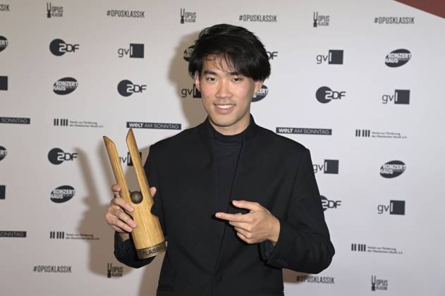 Bruce Liu bei der Verleihung des Opus Klassik 2024 im Konzerthaus am Gendarmenmarkt. Berlin, 13.10.2024
