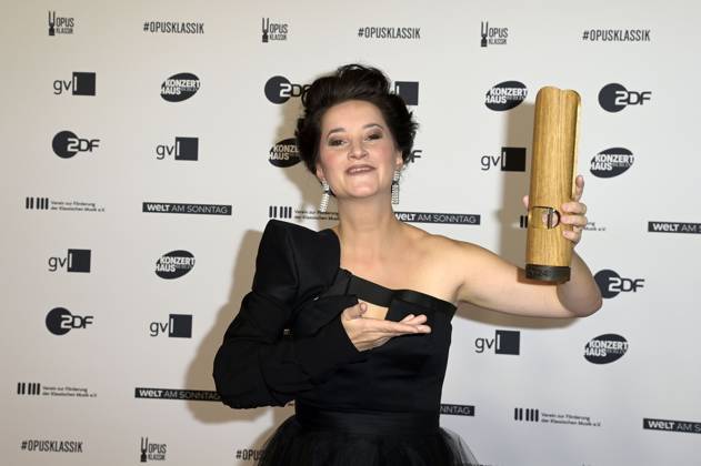 Anna Prohaska bei der Verleihung des Opus Klassik 2024 im Konzerthaus am Gendarmenmarkt. Berlin, 13.10.2024