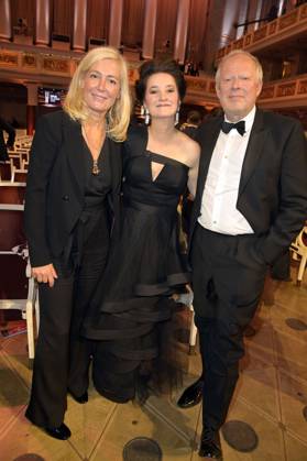 Judith Milberg, Anna Prohaska und Axel Milberg bei der Verleihung des Opus Klassik 2024 im Konzerthaus am Gendarmenmarkt. Berlin, 13.10.2024