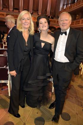 Judith Milberg, Anna Prohaska und Axel Milberg bei der Verleihung des Opus Klassik 2024 im Konzerthaus am Gendarmenmarkt. Berlin, 13.10.2024