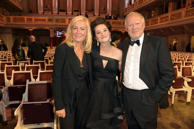 Judith Milberg, Anna Prohaska und Axel Milberg bei der Verleihung des Opus Klassik 2024 im Konzerthaus am Gendarmenmarkt. Berlin, 13.10.2024