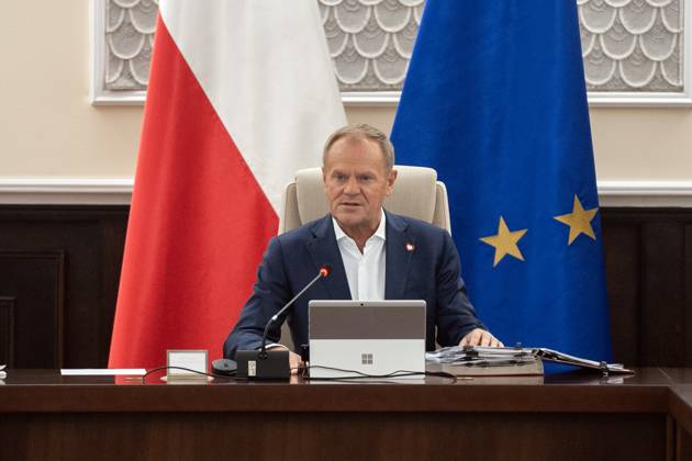 News Bilder des Tages 14.10.2024 WARSZAWA POSIEDZENIE RADY MINISTROW 14 10 2024 WARSAW EVENING MEETING OF THE GOVERNMENT OF THE REPUBLIC OF POLAND. COUNCIL OF MINISTERS N Z PREMIER DONALD TUSK FOT GRZEGORZ KRZYZEWSKI FOTONEWS NEWSPIX.PL --- Newspix.pl  20241014FNGK046