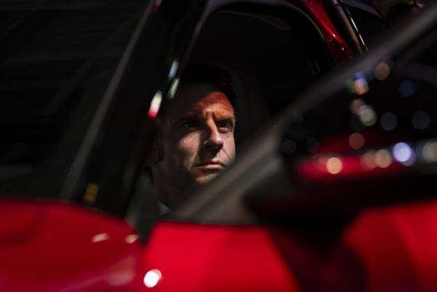 News Bilder des Tages MONDIAL DE LAUTO 2024 PRESIDENTIAL VISIT @ Pool Eliot Blondet Maxppp, France, Paris, 2024 10 14 French President Emmanuel Macron visits the Paris Motor Show at Paris Expo Porte de Versailles in Paris on October 14, 2024 Paris, France, oct 2024 Paris Motor Show 2024 PARIS IDF FRANCE  Copyright: xMAXPPP MAXPPPxx PAR24101509 PAR24101509