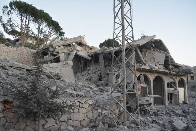 (241015) -- QALIYA, Oct. 15, 2024 -- This photo shows destruction caused by Israeli airstrikes in Qaliya, Lebanon, on Oct. 14, 2024. (Photo by Xinhua) LEBANON-QALIYA-ISRAELI AIRSTRIKE TaherxAbuxHamdan 