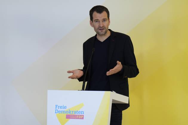 stellv. Vorsitzender FDP, Johannes Vogel, MdB Pressestatement, Fraktionssitzung, FDP, stellv. Vorsitzender FDP, Johannes Vogel, MdB Berlin Berlin GER
