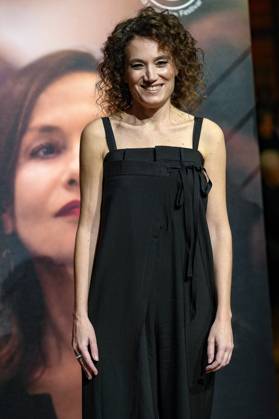 Coralie Fargeat attends the Lumière Festival 2024 award ceremony in Lyon on 10 18 2024 Photo Sandrine Thesillat Panoramic PEOPLE Price Lumiere Festival Lumiere 2024 Lyon 10 18 2024 SandrineThesillat Panoramic 