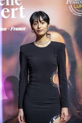 Bella Kim attends the Lumière Festival 2024 award ceremony in Lyon on 10 18 2024 Photo Sandrine Thesillat Panoramic PEOPLE Price Lumiere Festival Lumiere 2024 Lyon 10 18 2024 SandrineThesillat Panoramic 