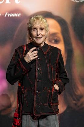 Claire Denis attends the Lumière Festival 2024 award ceremony in Lyon on 10 18 2024 Photo Sandrine Thesillat Panoramic PEOPLE Price Lumiere Festival Lumiere 2024 Lyon 10 18 2024 SandrineThesillat Panoramic 
