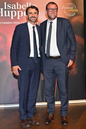 16th Lumiere Film Festival Lumiere Award Ceremony Gregory Doucet, Cedric Van Styvendael attending the Lumiere Award Ceremony ( Prix Lumiere ) during the 16th Lumiere Film Festival in Lyon, France on October 18, 2024. Photo by Julien Reynaud APS-Medias ABACAPRESS.COM Lyon France  Copyright: xReynaudxJulien APS-Medias ABACAx