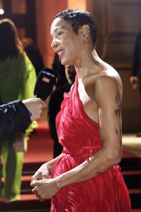 Annabelle Mandeng bei der 35. Verleihung des Hessischen Film- und Kinopreises 2024 in der Alten Oper. Frankfurt am Main, 18.10.2024