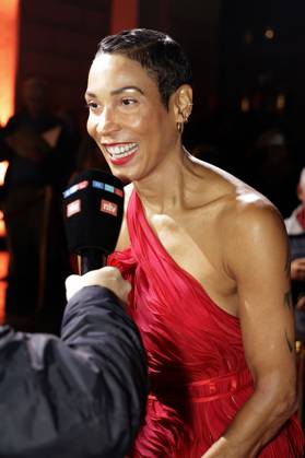 Annabelle Mandeng bei der 35. Verleihung des Hessischen Film- und Kinopreises 2024 in der Alten Oper. Frankfurt am Main, 18.10.2024