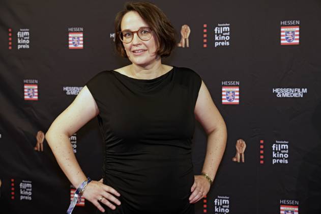 Anna Schoeppe bei der 35. Verleihung des Hessischen Film- und Kinopreises 2024 in der Alten Oper. Frankfurt am Main, 18.10.2024