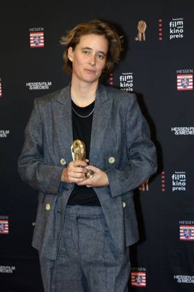 Pia Strietmann bei der 35. Verleihung des Hessischen Film- und Kinopreises 2024 in der Alten Oper. Frankfurt am Main, 18.10.2024