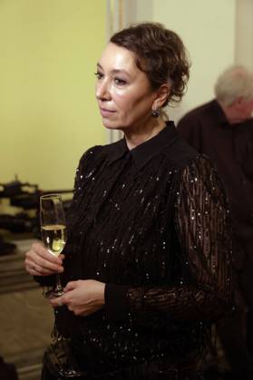 Ursula Strauss bei der 35. Verleihung des Hessischen Film- und Kinopreises 2024 in der Alten Oper. Frankfurt am Main, 18.10.2024