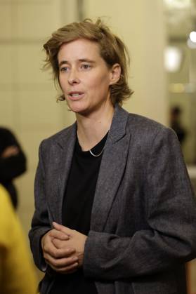 Pia Strietmann bei der 35. Verleihung des Hessischen Film- und Kinopreises 2024 in der Alten Oper. Frankfurt am Main, 18.10.2024
