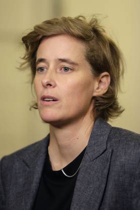 Pia Strietmann bei der 35. Verleihung des Hessischen Film- und Kinopreises 2024 in der Alten Oper. Frankfurt am Main, 18.10.2024