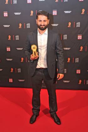 Hessischer Film- und Kinopreis 2024. Nur Muhammed Tarhan anläßlich der Verleihung des Hessischen Film- und Kinopreises am 18.10.2024 in der Alten Oper, Frankfurt Main. 20241018MWI010862