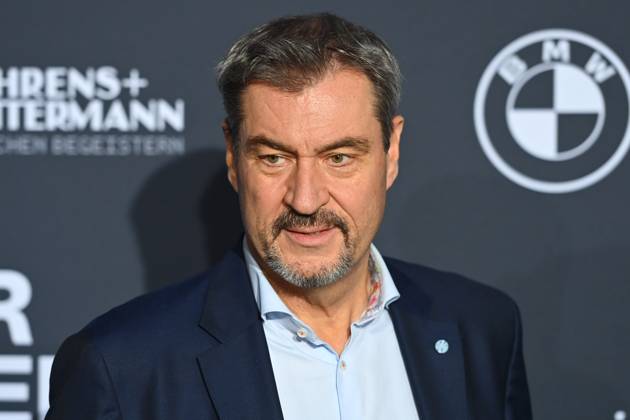 Markus SOEDER (Ministerpraesident Bayern und CSU Vorsitzender). Einzelbild,angeschnittenes Einzelmotiv,Halbfigur,halbe Figur, Roter Teppich,Blauer Panther TV und Streaming Award 2024 am 23.10.2024 in der BMW Welt Muenchen.