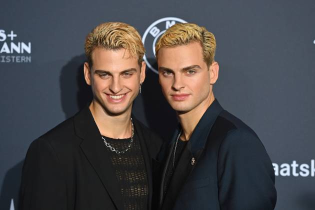 Julian und Luka CIDIC, die Zwillinge aus Germanys next Topmodel , Roter Teppich,Blauer Panther TV und Streaming Award 2024 am 23.10.2024 in der BMW Welt Muenchen.