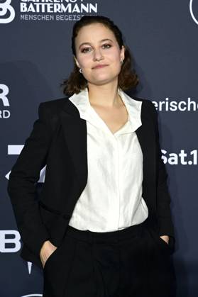 Dominique Devenport bei der Verleihung vom Blauer Panther - TV & Streaming Award 2024 in der BMW Welt. München, 23.10.2024