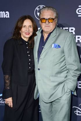 Michael Brandner mit Ehefrau Karin Brandner bei der Verleihung vom Blauer Panther - TV & Streaming Award 2024 in der BMW Welt. München, 23.10.2024