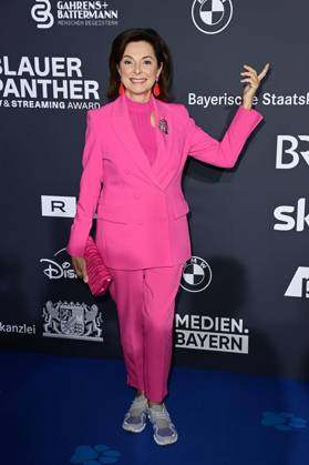 Uschi Dämmrich von Luttitz bei der Verleihung vom Blauer Panther - TV & Streaming Award 2024 in der BMW Welt. München, 23.10.2024