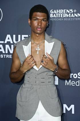Jermaine Kokou Kothe bei der Verleihung vom Blauer Panther - TV & Streaming Award 2024 in der BMW Welt. München, 23.10.2024