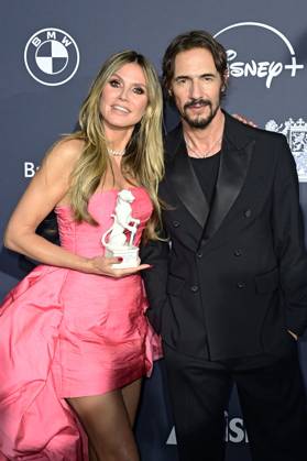 Heidi Klum und Thomas Hayo bei der Verleihung vom Blauer Panther - TV & Streaming Award 2024 in der BMW Welt. München, 23.10.2024
