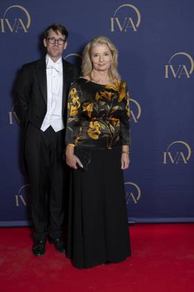 STOCKHOLM, SWEDEN 20241025 Minister of Education Lotta Edholm and company arrive at the Academy of Engineering Sciences IVA ceremony at Stockholm City Hall on Friday STOCKHOLM SWEDEN x10040x  Copyright: xAndersxWiklund TTx IVAS HÖGTIDSSAMMANKOMST 2024 DgMV-OKWEoc