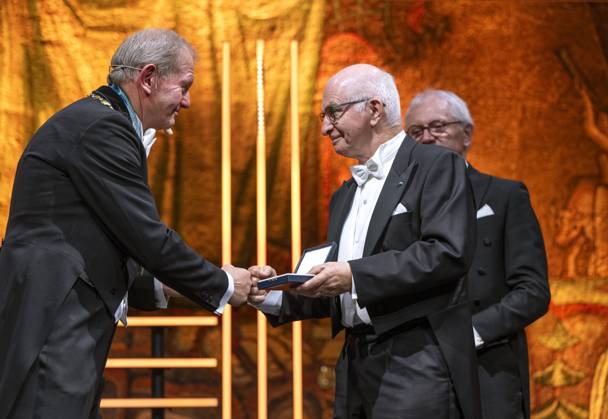 STOCKHOLM, SWEDEN 20241025 Bo Normark, EIT Innoenrgy, receives the 2024 Gold Medal at the Academy of Engineering Sciences IVA ceremony at Stockholm City Hall on Friday STOCKHOLM SWEDEN x10040x  Copyright: xAndersxWiklund TTx IVAS HÖGTIDSSAMMANKOMST 2024 XlEcWi5buqM