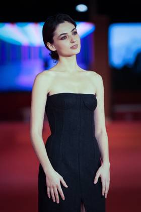 RECORD DATE NOT STATED L Albero - Red Carpet - The 19th Rome Film Festival. Rome, Italy - October 22: Tecla Insolia attends the L Albero red carpet during the 19th Rome Film Festival at Auditorium Parco della Musica. Rome RM Italy Copyright: xPhotoxbyxGennaroxLeonardix