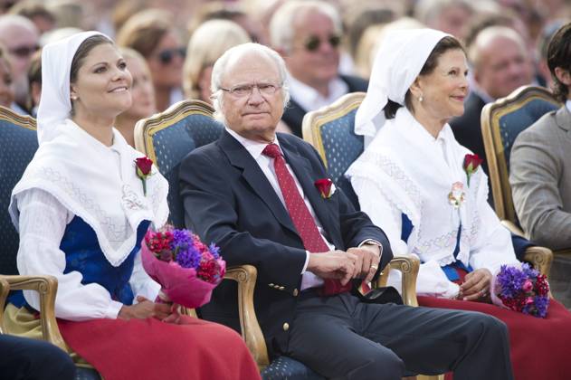 kronprinsessan Victoria, kung Carl XVI Gustaf, drottning SIlvia Victoriadagen i Borgholm, Öland 2013-07-14 (c) WIXTRÖM PETER Aftonbladet IBL Bildbyra * * * EXPRESSEN OUT * * * AFTONBLADET 85326 kungahus Sverige x2512x Copyright: xPeterxWixtröm Aftonbladet TTx