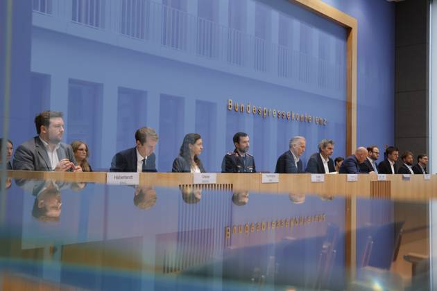 Deutschland, Berlin, Bundespressekonferenz, Thema: Regierungspressekonferenz