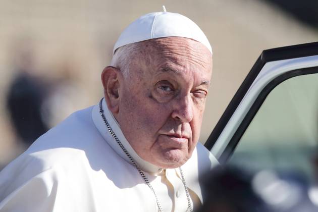 Bilder des Jahres 2024, News 11 November News Themen der Woche KW44 November 2, 2024 - Roma. Italy. POPE FRANCIS presides mass at Laurentino Cemetery in Rome on the occasion to the celebrations for the deceased. Roma, Italy . EvandroInettiZUMA Wire Italy - ZUMAi15_ 20241102_zaf_i15_005 Copyright: xEvandroxInettix
