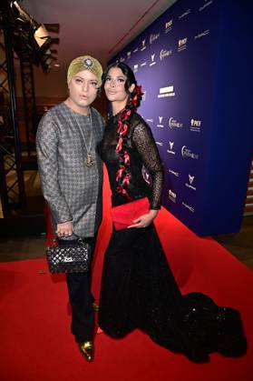 Julian F.M. Stoeckel und Micaela Schäfer bei der Festlichen Opernnacht 2024 für die Deutsche AIDS-Stiftung in der Deutschen Oper. Berlin, 02.11.2024