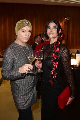 Julian F.M. Stoeckel und Micaela Schäfer bei der Festlichen Opernnacht 2024 für die Deutsche AIDS-Stiftung in der Deutschen Oper. Berlin, 02.11.2024